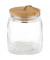 Vorratsglas WOODY 14 x 17 cm (Ø x H) 2l Glas/Holz/Silikon transparent