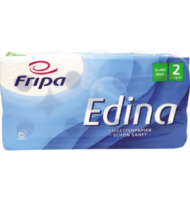 Toilettenpapier Edina 1010809 2-lagig