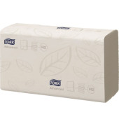 Falthandt&uuml;cher H2 Xpress Advanced 471132, 21,3x23,4cm, 2-lagig, Interfold-Falz (W-Falz), wei&szlig;, Recyclingpapier