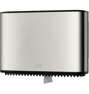 Toilettenpapierspender Mini Jumbo Topa T2 35,5 x 25,4 x 13,3 cm (B x H x T) Edelstahl edelstahl