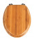 Toilettensitz 37 x 42,5 cm (B x H) Bambus braun