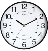  Funkwanduhr Wave 400094561, weiß/schwarz, 30cm, rund, analog