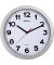  Wanduhr MAULstep 9053195, silber, 30cm, rund, analog
