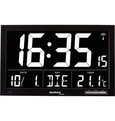 Wetterstation WS 8007 368 x 228 x 29 mm (B x H x T) LCD mit Temperaturanzeige mit Datumsanzeige mit Funkuhr 1 Weckzeit AA/Mignon Wetterstation WS 8007 368 x 228 x 29 mm (B x H x T) LCD mit Temperaturanzeige mit Datumsanzeige mit Funkuhr 1 Weckzeit AA/Mignon