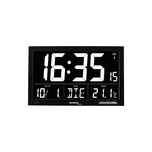 4029665080079 - Wetterstation WS 8007 368 x 228 x 29 mm (B x H x T) LCD mit Temperaturanzeige mit Datumsanzeige mit Funkuhr 1 Weckzeit AA Mignon