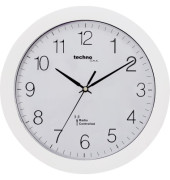 Funkuhr WT 8000 weiss, weiß, 30cm, rund, analog