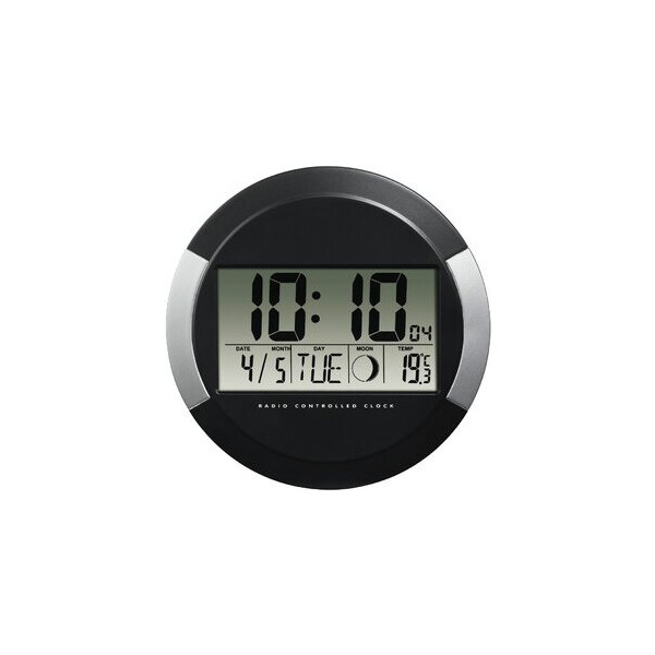 4047443422644 - Ø 24 hama digitale Funkwanduhr PP-245 schwarz Kunststoff Ø 245 cm 186383 4047443422644 4047443422644 - Ø 24 hama digitale Funkwanduhr PP-245 schwarz Kunststoff Ø 245 cm 186383 4047443422644
