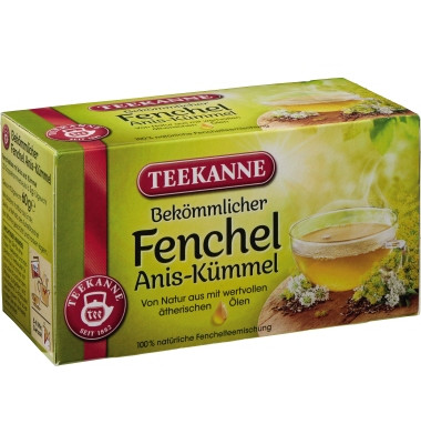 Tee Fenchel/Anis/Kümmel 20 Btl./Pack. Tee Fenchel/Anis/Kümmel 20 Btl./Pack.