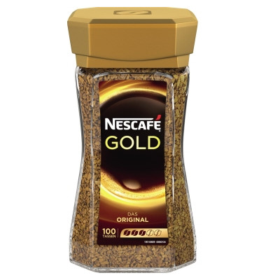 Instantkaffee Gold Original 32988, 200g, l&ouml;slich im Glas