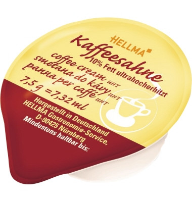 Kaffeesahne 70102696, 10% Fett, 240x 7,5ml, in Portionsdose