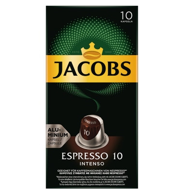 Espressokapsel 10 Nespresso® Maschine Intenso 10 x 5,2 g/Pack. Espressokapsel 10 Nespresso® Maschine Intenso 10 x 5,2 g/Pack.