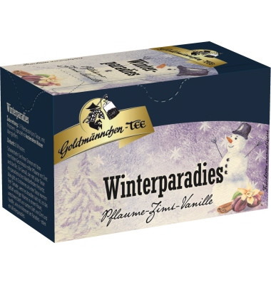 Tee Winterparadies Pflaume - Zimt - Vanille 20 Btl./Pack.