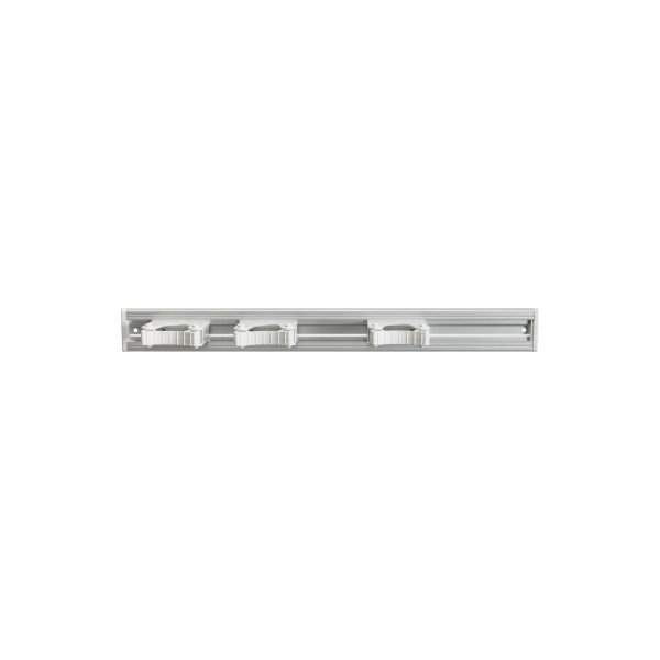 4002403914867 - Gerätehalter 51 x 55 x 85 (B x H x T) 3 Greifer Aluminium grau weiß 4002403914867 - Gerätehalter 51 x 55 x 85 (B x H x T) 3 Greifer Aluminium grau weiß