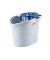 Putzeimer SuperMop 10l Polypropylen/Stahl grau/blau