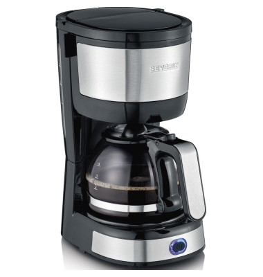 Kaffeemaschine KA 4808 KA 4808, edelstahl/schwarz, 750 Watt, 4 Tassen