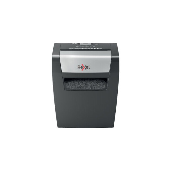 5028252523189 - AKTION Momentum X406 Aktenvernichter mit Partikelschnitt P-4 4 x 28 mm bis 6 Blatt schwarz mit 10 Euro CashBack