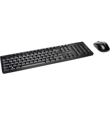 Tastatur-Maus-Set Pro Fit K75230DE, kabellos (USB-Funk), flach, schwarz