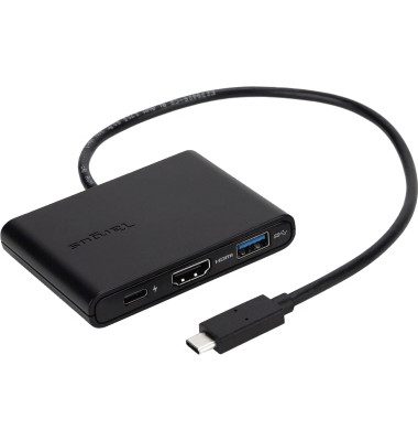 USB-Adapter USB-C, USB-A, HDMI schwarz