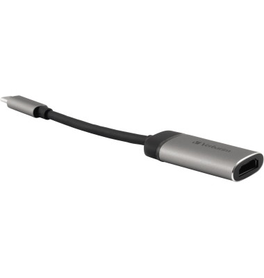 Adapter USB-C-Stecker/HDMI-Buchse schwarz/grau