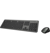 Tastatur-Maus-Set KMW-700 00182677, kabellos (USB-Funk), leise, Sondertasten, schwarz