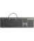 PC-Tastatur KC-700 00182652, mit Kabel (USB), leise, anthrazit, schwarz
