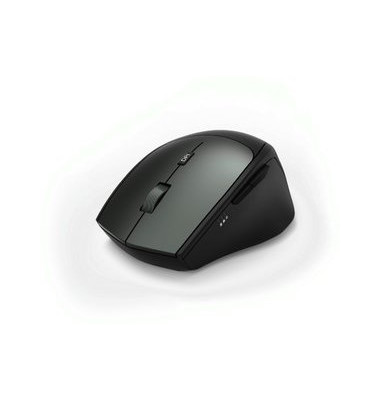 PC-Maus MW-600 00182616, 6 Tasten, kabellos, USB-Funk, Rechtshänder, hohe Auflösung, optisch, schwarz