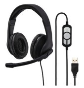 Headset HS-USB300 USB-A-Stecker schwarz