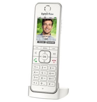Funktelefon FRITZ!Fon C6 Außen: 300, Innen: 40m 96.000min weiß