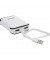 Powerbank Produktverwendung: Geräte mit USB-Anschluss 64 x 21 x 84 mm (B x H x T) USB inkl. USB-Kabel weiß/grau