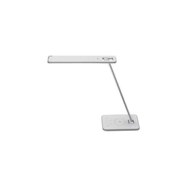 3595560016327 - Schreibtischlampe Jazz 400093836 LED dimmbar mit USB-Ladeanschluss mit Standfuß weiß grau 3595560016327 Unilux