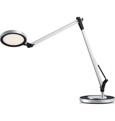 Schreibtischlampe Venus 41-5010.694, LED, dimmbar, mit Standfuß, silber