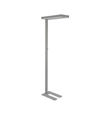 LED-Stehlampe MAULjaval, silber, mit Standfuß, dimmbar