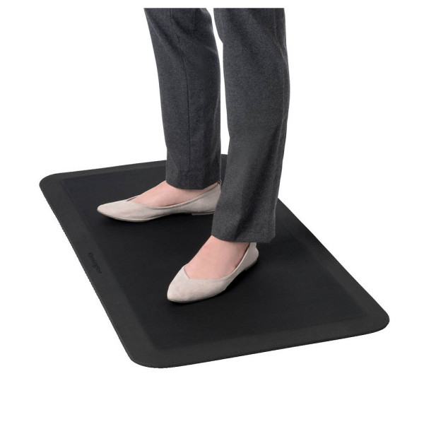 0085896554011 - Anti-Ermüdungsmatte Innenbereich 90 x 50 cm (B x T) Kautschuk-Gel glatt schwarz 0085896554011 Kensington