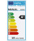 Schreibtischlampe MAULcraft 82053, LED, dimmbar, mit Tischklemme, weiß