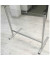 Spuckschutz transparent 80x65cm Sicherheitsglas mit Durchreiche auf 20cm H&ouml;he Aufsteller