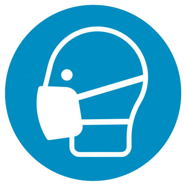 4044589391247 - Piktogramm Maske benutzen Ø 100mm selbstklebend Folienstärke 01mm 4044589391247 SafetyMarking 4044589391247 - Piktogramm Maske benutzen Ø 100mm selbstklebend Folienstärke 01mm 4044589391247 SafetyMarking