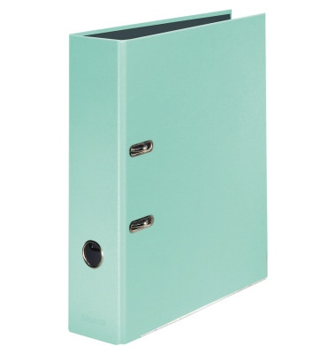 Ordner Pastell Color 15062628, A4 80mm breit PP vollfarbig minzgrün Ordner Pastell Color 15062628, A4 80mm breit PP vollfarbig minzgrün