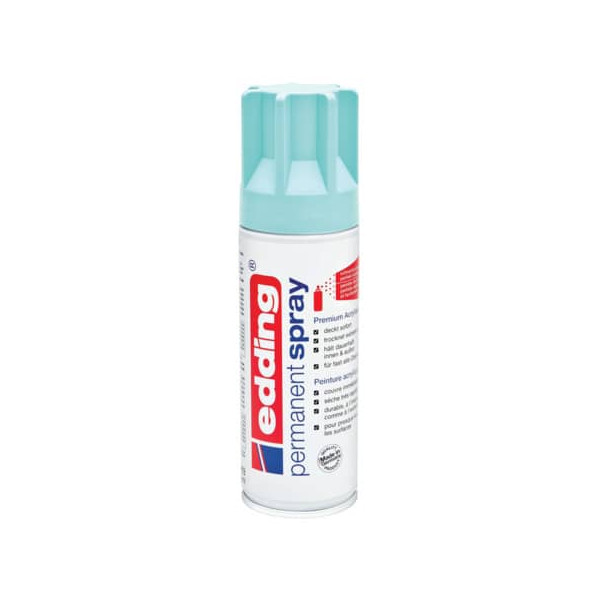 4004764956869 - 5200 Permanent Spray Premium pastellblau matt Acrylic Paint Pinsel & Stifte - Edding