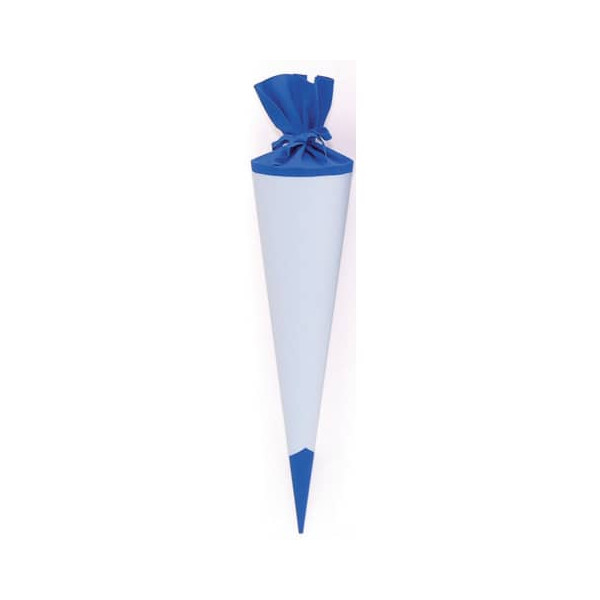 4009835978450 - Bastel-Schultüte weiß blau 70cm rund 97845 4009835978450 Goldbuch