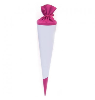 97846 Filzverschluss Bastelschultüte 70cm pink