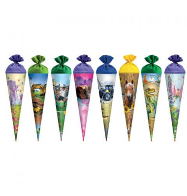 ROTH 677099 Filzverschl. Schultüte 70cm Sortiment 1 ROTH 677099 Filzverschl. Schultüte 70cm Sortiment 1