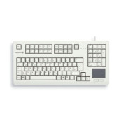 USB-Tastatur CHERRY TOUCHBOARD G80-11900 Grau Touch-Oberfläche, Maustasten