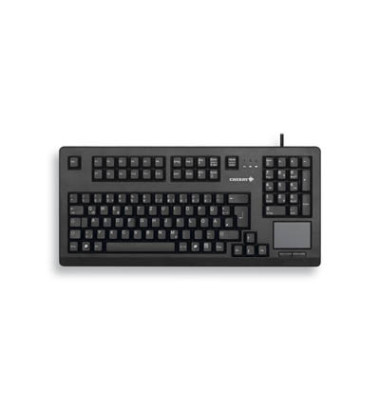 USB-Tastatur CHERRY Touchboard G80-11900 Schwarz Integriertes Touchpad, Maustasten, 19" Anwendungen