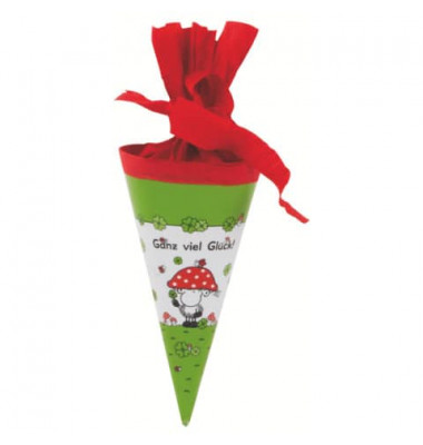 Geschwisterschult&uuml;te 91002, Ganz viel Gl&uuml;ck, 15cm, rund