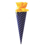 Schultüte Sterne 35cm rund 9355