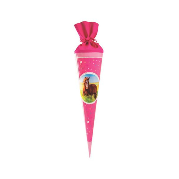 Goldbuch Schultüte 97291, Pferde, 70cm, rund 4009835972915 Goldbuch