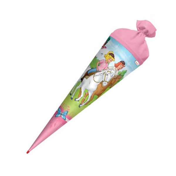 4028279703381 - Schultüte Bibi & Tina - Glitter 70cm rund 677304 4028279703381 Roth