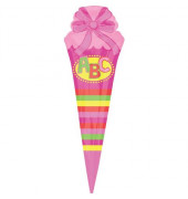 Folienballon Schultüte rosa 3583301 25x76cm