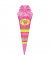Folienballon Schultüte rosa 3583301 25x76cm