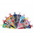 Schult&uuml;te 6850456, sortiert, 85cm, 6-eckig